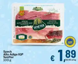 Qui Discount Speck Alto Adige IGP Senfter offerta