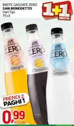 Crai Bibite gassate zero SAN BENEDETTO offerta