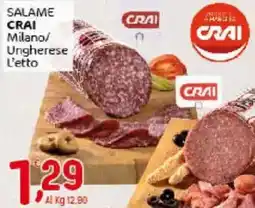 Crai SALAME CRAI Milano/ Ungherese offerta