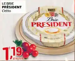Crai Le brie president offerta