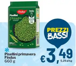 Qui Discount Pisellini primavera Findus offerta