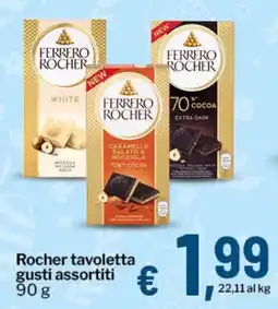 Qui Discount FERRERO Rocher tavoletta offerta