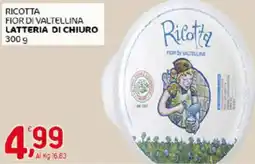 Crai Ricotta fior di valtellina latteria di chiuro offerta