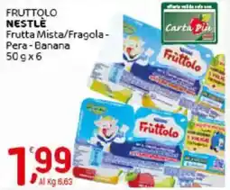 Crai FRUTTOLO NESTLÉ Frutta Mista/Fragola, Pera, Banana offerta