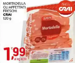 Crai Mortadella gli affettati freschi CRAI offerta