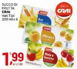Crai Succo di frutta CRAI offerta