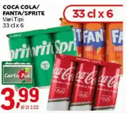 Crai Coca cola/ fanta/sprite offerta