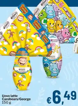 Qui Discount Uovo latte Carebears/George offerta