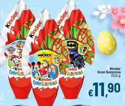 Qui Discount Kinder Gran Sorpresa offerta