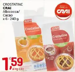 Crai Crostatine crai albicocca/ cacao offerta