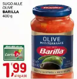 Crai Sugo alle olive BARILLA offerta