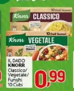 Crai Il dado knorr classico/ vegetale/ funghi offerta