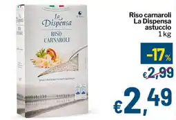 Qui Discount Riso carnaroli La Dispensa astuccio offerta