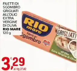 Crai Filetti di sgombro grigliati all'olio extra vergine di oliva RIO MARE offerta