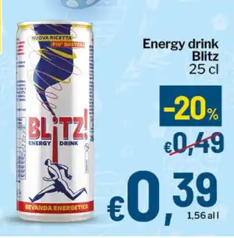 Qui Discount Energy drink Blitz offerta