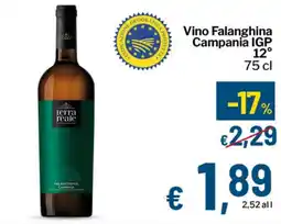 Qui Discount Vino Falanghina Campania IGP 12° offerta