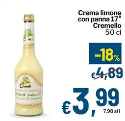 Qui Discount Crema limone con panna 17° Cremello offerta