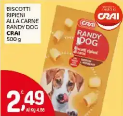 Crai Biscotti ripieni alla carne randy dog CRAI offerta