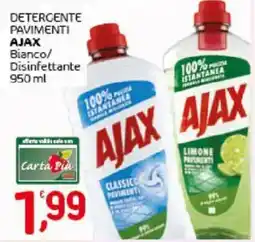 Crai Detergente pavimenti ajax bianco/ disinfettante offerta