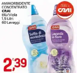 Crai Ammorbidente concentrato crai blu/viola offerta