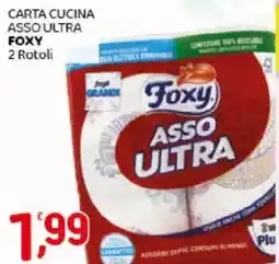 Crai Carta cucina asso ultra FOXY offerta