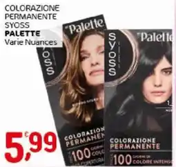 Crai Colorazione permanente syoss PALETTE offerta