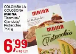 Crai Colomba la colosona maina tiramisù/ gianduia/ pistacchio offerta