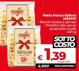 Ipercoop Pasta fresca ripiena MAFFEI offerta