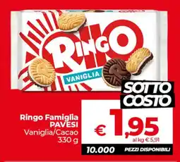 Ipercoop Ringo Famiglia PAVESI offerta