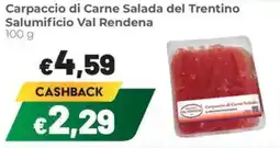Coop Carpaccio di Carne Salada del Trentino Salumificio Val Rendena offerta
