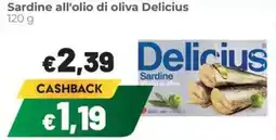 Coop Sardine all'olio di oliva Delicius offerta
