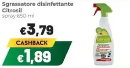Coop Sgrassatore disinfettante Citrosil spray offerta