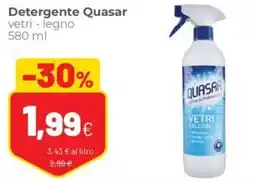 Coop Detergente Quasar vetri, legno offerta