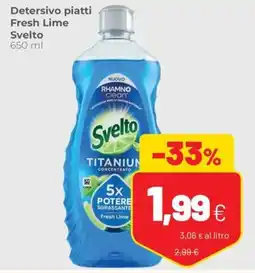 Coop Detersivo piatti Fresh Lime Svelto offerta