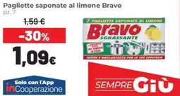 Coop Pagliette saponate al limone Bravo offerta