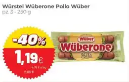 Coop Würstel Wüberone Pollo Wüber offerta