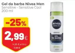 Coop Gel da barba Nivea Men Sensitive, Sensitive Cool offerta