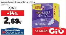 Coop Assorbenti Lines Seta Ultra offerta