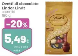 Coop Ovetti di cioccolato Lindor Lindt offerta