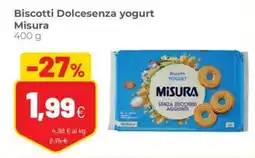 Coop Biscotti Dolcesenza yogurt Misura offerta