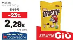 Coop M&M's Arachidi offerta