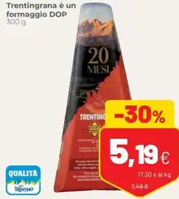 Coop Trentingrana è un formaggio DOP offerta