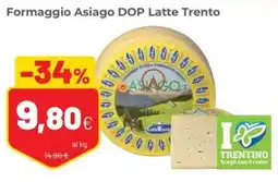 Coop Formaggio Asiago DOP Latte Trento offerta