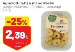 Coop Agnolotti fatti a mano Pastai gorgonzola/noci, fonduta, asparagi offerta