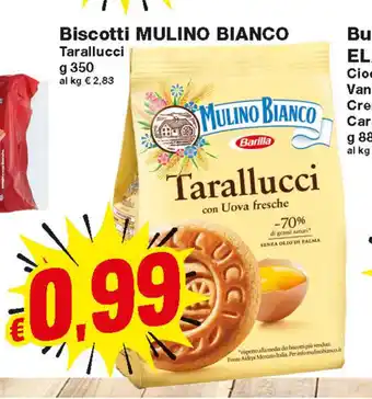 Prix Quality Mulino Bianco Biscotti Tarallucci 350g offerta
