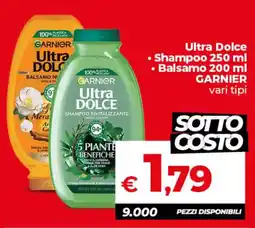 Ipercoop Ultra Dolce Shampoo Balsamo offerta