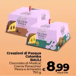 Ipercoop Creazioni di Pasqua Colomba BAULI offerta