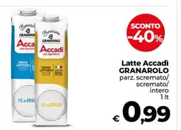 Ipercoop Latte Accadì GRANAROLO offerta