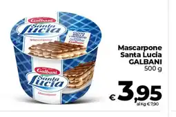 Ipercoop Mascarpone Santa Lucia GALBANI offerta