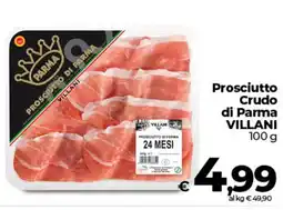 Ipercoop Prosciutto Crudo di Parma VILLANI offerta